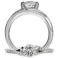 Ritani Bella Vita Engagement Ring Setting – 1R3068ARP-$300 GIFT CARD INCLUDED WITH PURCHASE. Ritani Engagement Ring Setting 1R3068ARP-$300 GIFT CARD INCLUDED WITH PURCHASE, Engagement Rings. Ritani. Hung Phat Diamonds & Jewelry