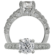 Ritani Bella Vita Engagement Ring Setting –  1R3087AR-$500 GIFT CARD INCLUDED WITH PURCHASE. Ritani Engagement Ring Setting 1R3087AR-$500 GIFT CARD INCLUDED WITH PURCHASE, Engagement Rings. Ritani. Hung Phat Diamonds & Jewelry