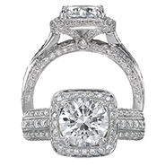 Ritani Bella Vita Engagement Ring Setting – 1R3156GR-$1000 GIFT CARD INCLUDED WITH PURCHASE. Ritani Engagement Ring Setting 1R3156GR-$1000 GIFT CARD INCLUDED WITH PURCHASE, Engagement Rings. Ritani. Hung Phat Diamonds & Jewelry