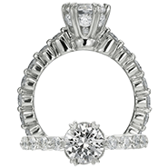 Ritani Bella Vita Engagement Ring Setting – 1R3272CR-$1000 GIFT CARD INCLUDED WITH PURCHASE. Ritani Engagement Ring Setting 1R3272CR-$1000 GIFT CARD INCLUDED WITH PURCHASE, Engagement Rings. Ritani. Hung Phat Diamonds & Jewelry