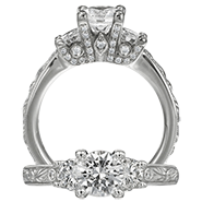 Ritani Bella Vita Engagement Ring Setting – 1R3616CR-$1000 GIFT CARD INCLUDED WITH PURCHASE. Ritani Engagement Ring Setting 1R3616CR-$1000 GIFT CARD INCLUDED WITH PURCHASE, Engagement Rings. Ritani. Hung Phat Diamonds & Jewelry