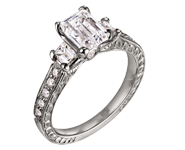 Scott Kay Vintage Collection – Flame Engraved Diamond Engagement Ring – M1146EDRD10-$700 GIFT CARD INCLUDED WITH PURCHASE. Scott Kay Paved Emerald Engagement Ring Setting SK M1146EDRD10-$700 GIFT CARD INCLUDED WITH PURCHASE, Engagement Rings. Scott Kay. Hung Phat Diamonds & Jewelry