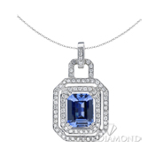 Blue Sapphire Pendant P0834. Blue Sapphire Pendant P0834, Gemstone Pendants. Gemstone Jewelry. Top Diamonds & Jewelry