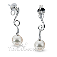 South Sea Pearl Earring E2435. South Sea Pearl Earring E2435, Pearl Earrings. Pearl Jewelry. TOP Diamonds & Jewelry