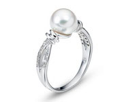 South Sea Pearl Ring B2491. South Sea Pearl Ring B2491, Pearl Rings. Pearl Jewelry. Hung Phat Diamonds & Jewelry