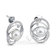 South Sea Pearl Earring E1282. South Sea Pearl Earring E1282, Pearl Earrings. Pearl Jewelry. TOP Diamonds & Jewelry