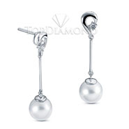 South Sea Pearl Earring E0628. South Sea Pearl Earring E0628, Pearl Earrings. Pearl Jewelry. TOP Diamonds & Jewelry