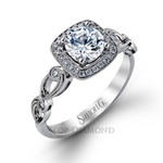 Simon G Engagement Ring Setting TR526-$100 GIFT CARD INCLUDED WITH PURCHASE. 