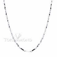 18K White Gold Chain C1610. 18K White Gold Chain C1610, Chains. Necklaces & Pendants. Top Diamonds & Jewelry