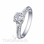 Prong Diamond Engagement Ring Setting B1659. Prong Diamond Engagement Ring Setting B1659, Diamond Accented. Engagement Ring Settings. Top Diamonds & Jewelry