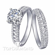Diamond Engagement Set Mounting Style BD2700. Prong Diamond Engagement Ring Setting BD2700, Matching Sets. Engagement Ring Settings. Top Diamonds & Jewelry