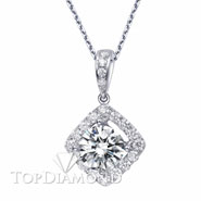 18K White Gold Diamond Pendant Setting P1535F. 18K White Gold Diamond Pendant Setting P1535F, Diamond Pendants. Necklaces & Pendants. Top Diamonds & Jewelry
