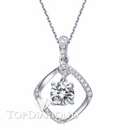 18K White Gold Diamond Pendant Setting P1598. 18K White Gold Diamond Pendant Setting P1598, Diamond Pendants. Necklaces & Pendants. Top Diamonds & Jewelry