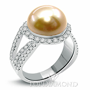 Pearl Diamond Ring B2294. Pearl Diamond Ring B2294, Pearl Rings. Pearl Jewelry. Hung Phat Diamonds & Jewelry