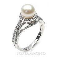 South Sea Pearl Ring B1737. South Sea Pearl Ring B1737, Pearl Rings. Pearl Jewelry. Hung Phat Diamonds & Jewelry
