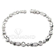 Diamond 18K White Gold Bracelet L1709. Diamond Bracelet L1709, Diamond Bracelets. Bracelets. Top Diamonds & Jewelry