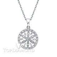 18K White Gold Diamond Pendant P2584 . 18K White Gold Diamond Pendant P2584, Diamond Pendants. Necklaces & Pendants. Top Diamonds & Jewelry