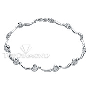 Diamond 18K White Gold Bracelet HPBL0134. Diamond 18K White Gold Bracelet HPBL0134, Diamond Bracelets. Bracelets. Top Diamonds & Jewelry