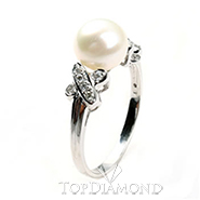 South Sea Pearl Ring B2419. South Sea Pearl Ring B2419EW50D, Pearl Rings. Pearl Jewelry. Hung Phat Diamonds & Jewelry