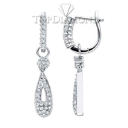 Diamond Dangling Earrings E1703. Diamond Dangling Earrings E1703, Dangle Earrings. Earrings. Top Diamonds & Jewelry