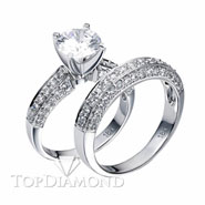 Diamond Engagement Set Mounting Style BD5085. Diamond Engagement Ring Setting & Wedding Band Set BD5085, Matching Sets. Engagement Ring Settings. Top Diamonds & Jewelry