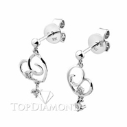 Diamond Dangling Earrings E1997. Diamond Dangling Earrings E1997, Dangle Earrings. Earrings. Top Diamonds & Jewelry